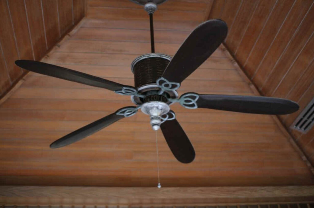 Ceiling fans save on the electric bill