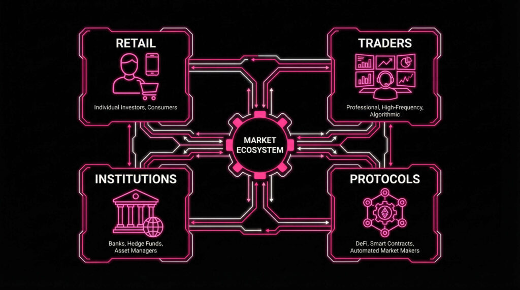 Different workings of the crypto market ecosystem