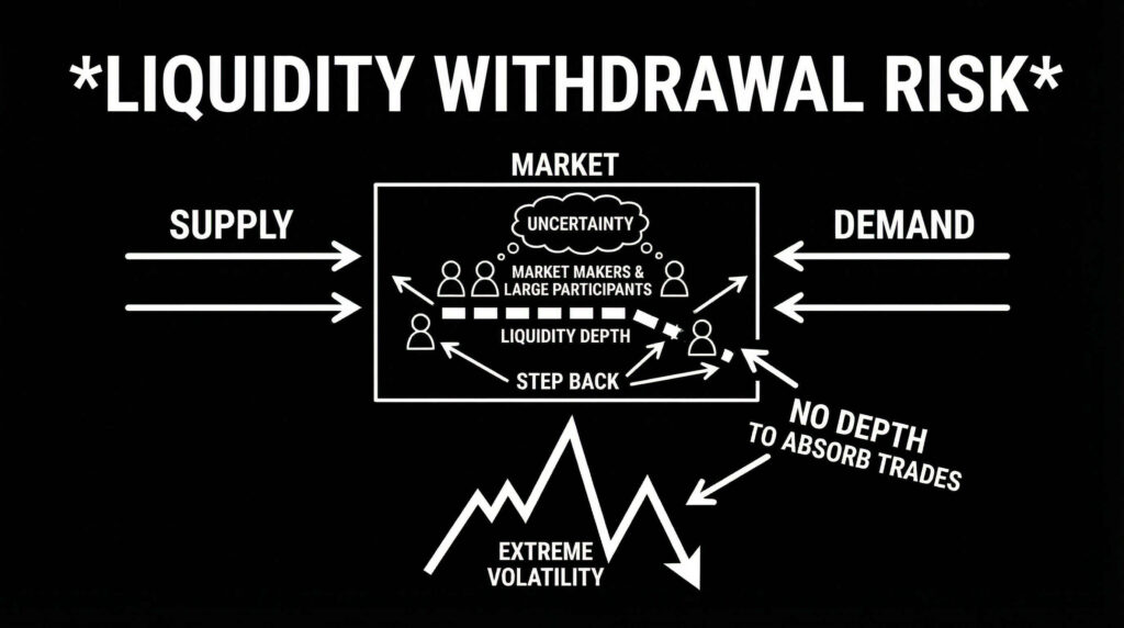 Crypto markets come with liquidity withdrawal risks not considered much
