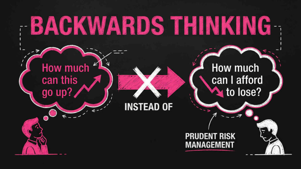 Crypto trader thinks how much can afford